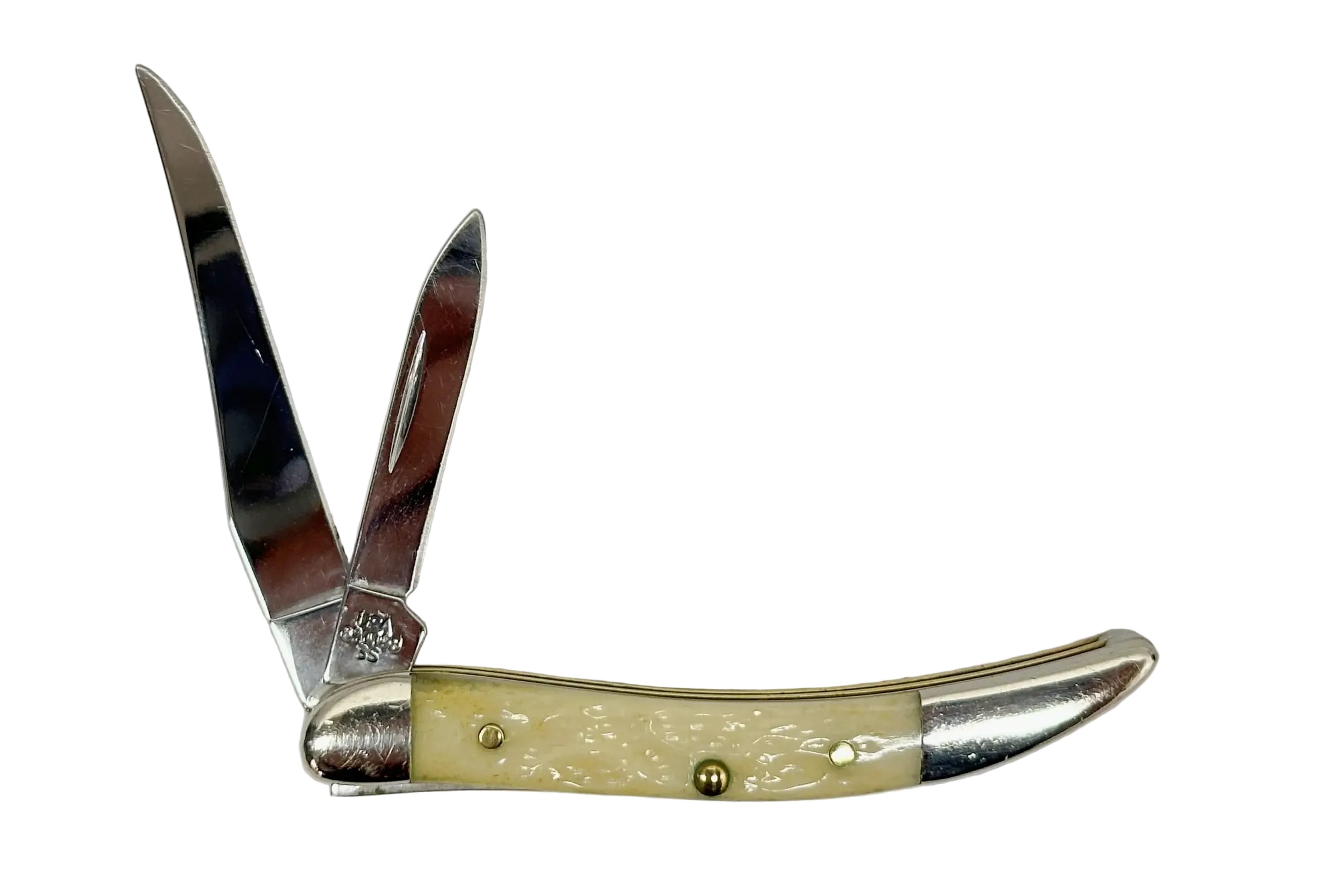 2007 Case XX 610096 Natural Bone Tiny Toothpick Pocket Knife - Hers and His Treasures