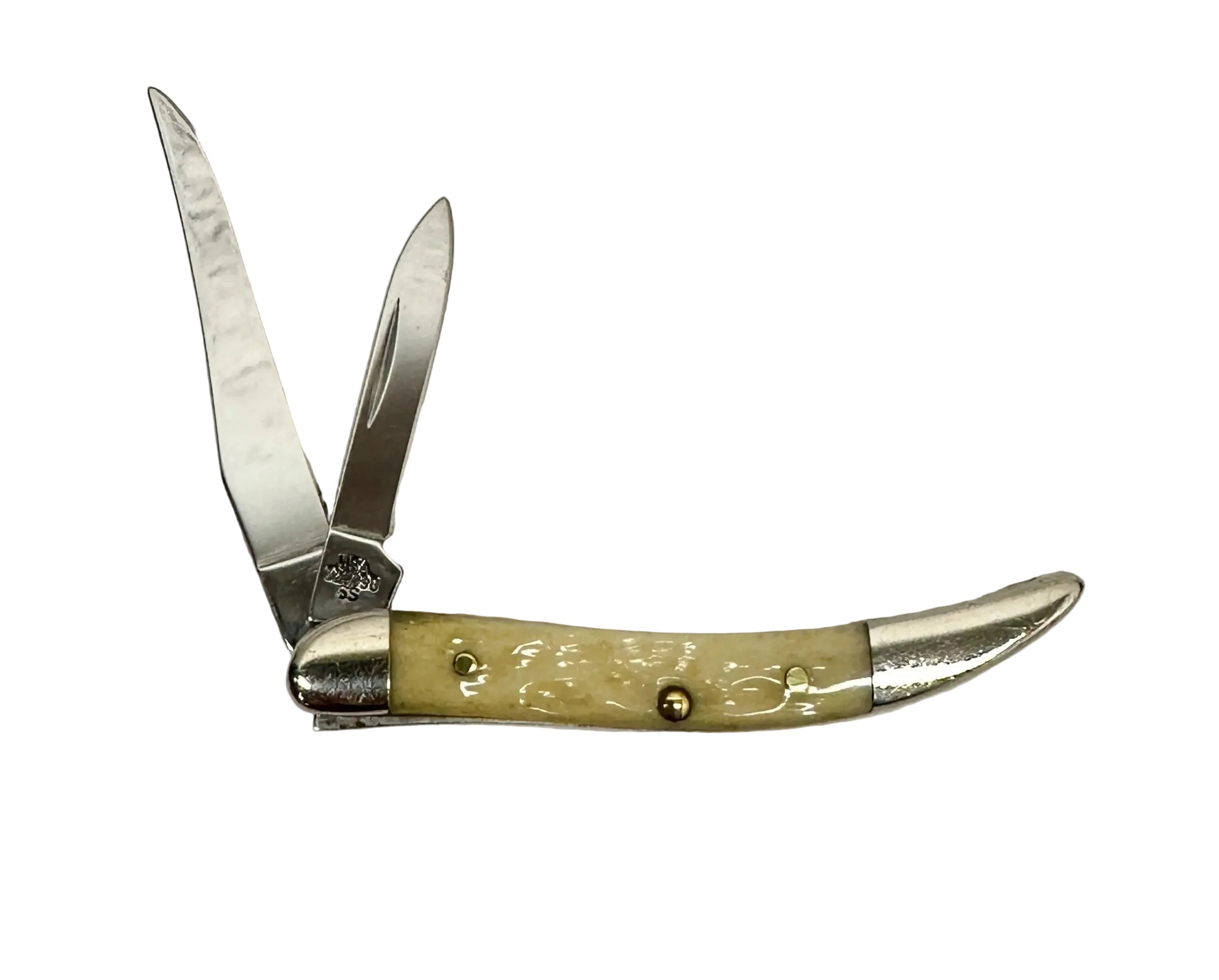2007 Case XX 610096 Natural Bone Tiny Toothpick Pocket Knife - Hers and His Treasures
