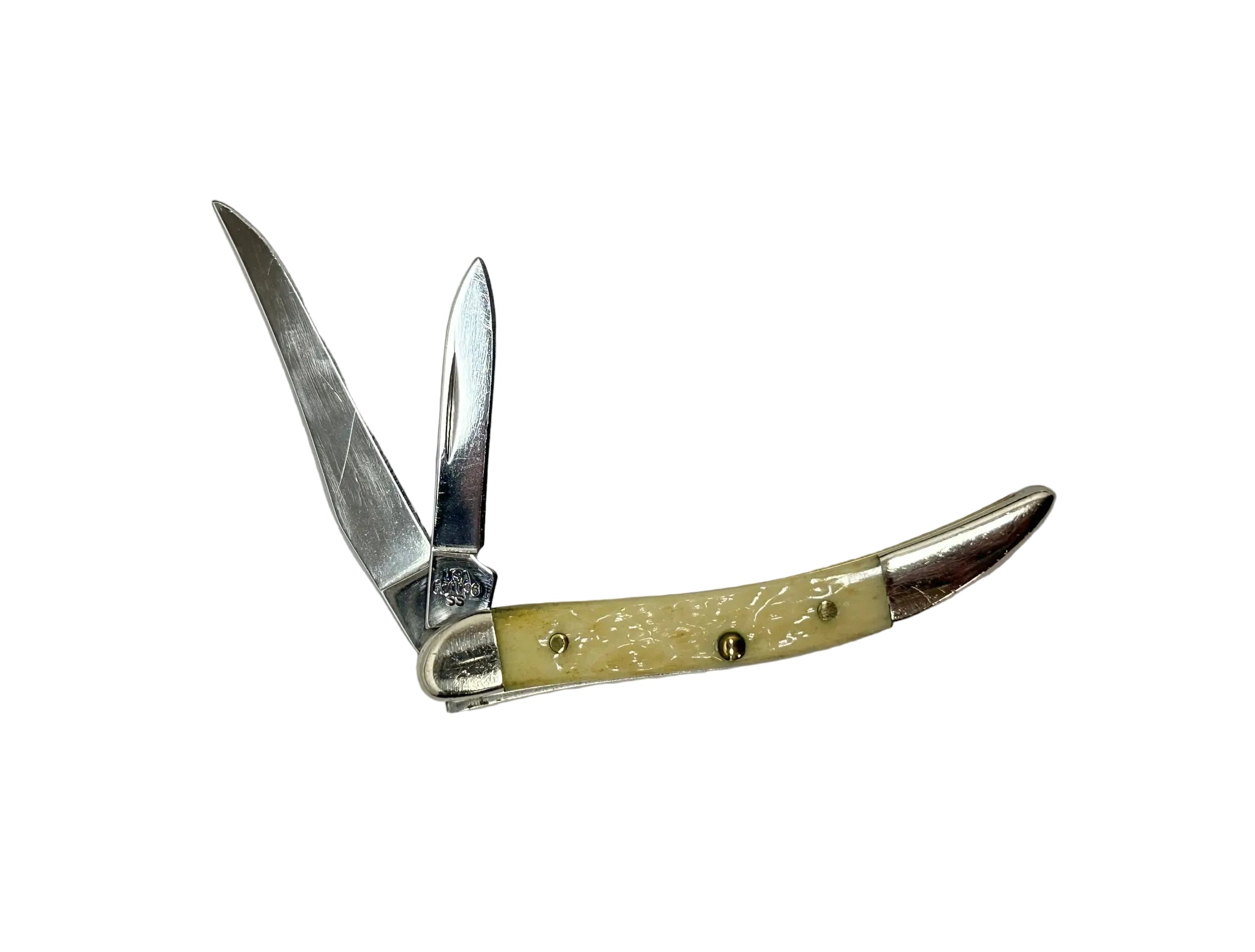 2007 Case XX 610096 Natural Bone Tiny Toothpick Pocket Knife - Hers and His Treasures