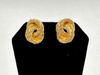 Christian Dior Twisted Rope Knot Clip-On Earrings - Hers and His Treasures