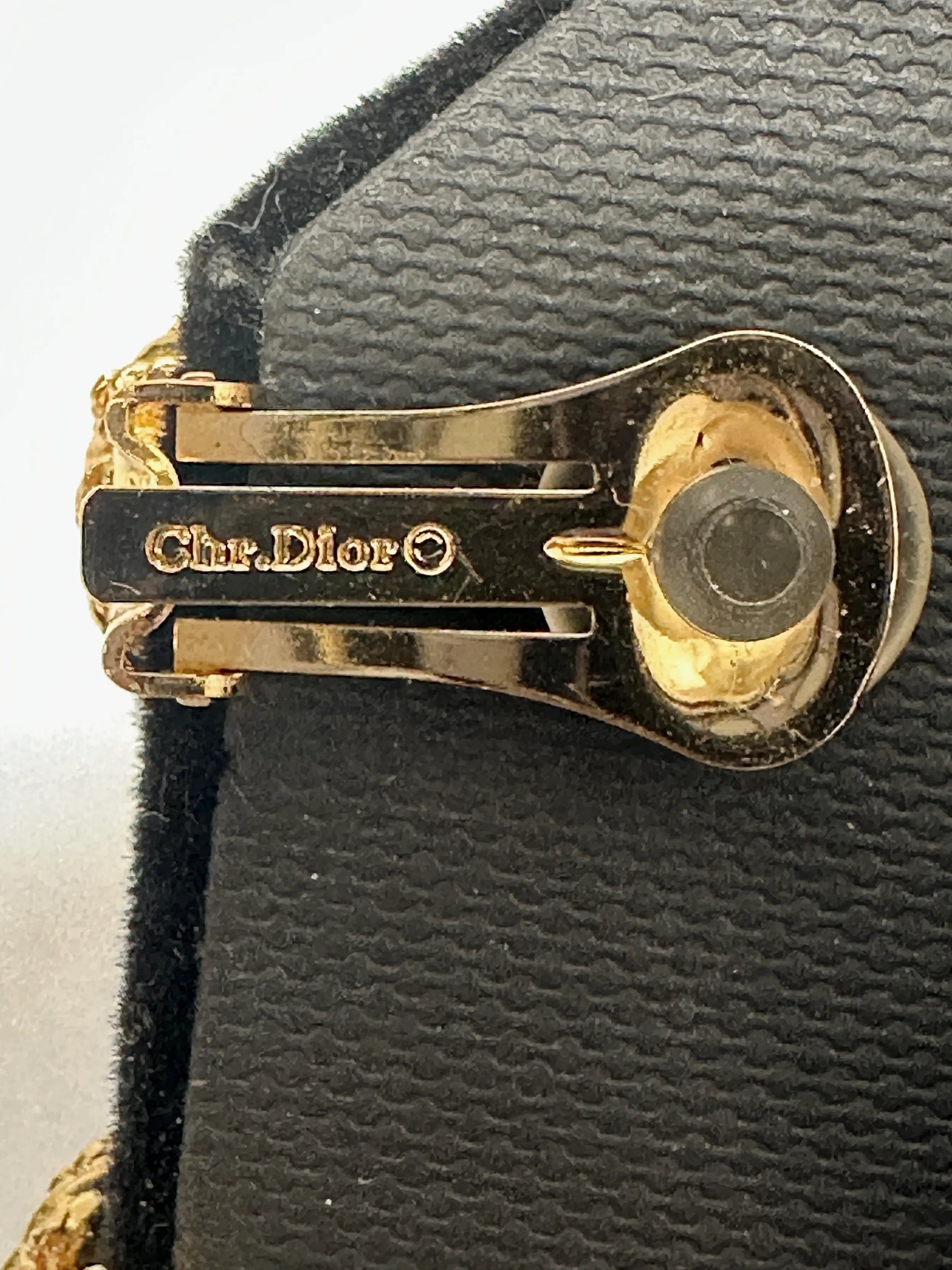 Christian Dior Twisted Rope Knot Clip-On Earrings - Hers and His Treasures