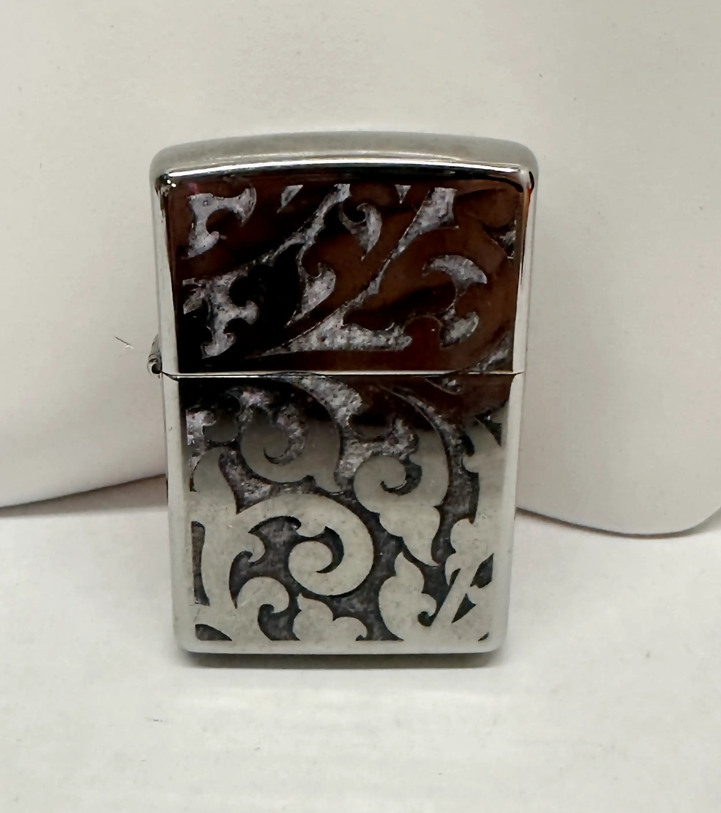 2020 Filigree Floral Pattern Zippo Classic Lighter - Hers and His Treasures