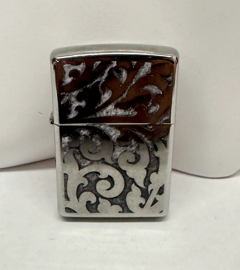 2020 Filigree Floral Pattern Zippo Classic Lighter - Hers and His Treasures