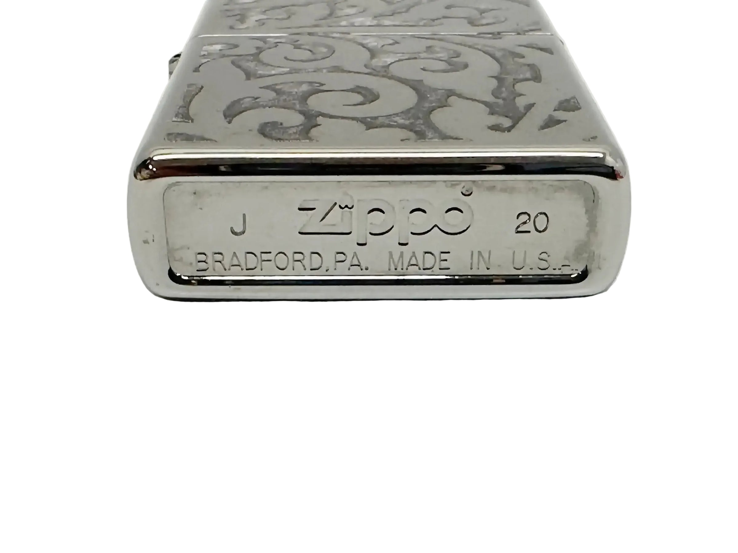 2020 Filigree Floral Pattern Zippo Classic Lighter - Hers and His Treasures