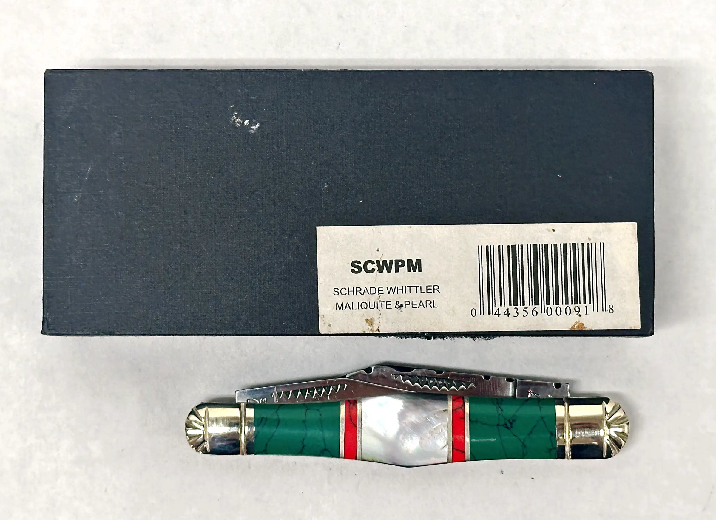 Schrade Cutlery SCWPM Uncle Henry Custom Whittler Maliquite & Pearl Knife - Hers and His Treasures