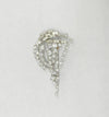 Vintage Austria Clear Crystal Rhinestone Brooch Pin - Hers and His Treasures