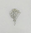Vintage Austria Clear Crystal Rhinestone Brooch Pin - Hers and His Treasures