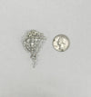 Vintage Austria Clear Crystal Rhinestone Brooch Pin - Hers and His Treasures