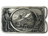 1983 Coal, Copper, Silver, Gold Mining Siskiyou Belt Buckle - Hers and His Treasures
