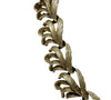 Coro Brushed Gold Tone Leaf Link 16" Necklace - Hers and His Treasures