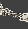 Coro 18" Silver Tone Ribbon Link Necklace - Hers and His Treasures