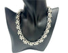 Coro Silver Tone Leaf Link Necklace 16" - Hers and His Treasures