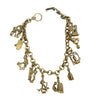 Coro CGI Inc. Gold Tone Ten Commandments Charm Bracelet -Hers and His Treasures
