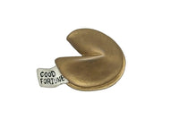 1980s Danecraft Chinese Good Fortune Cookie Brooch Pin - Hers and His Treasures