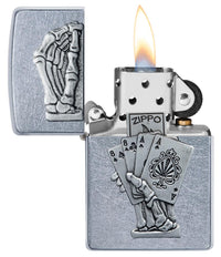 2026 Dead Man's Hand Emblem Zippo Lighter - Hers and His Treasures