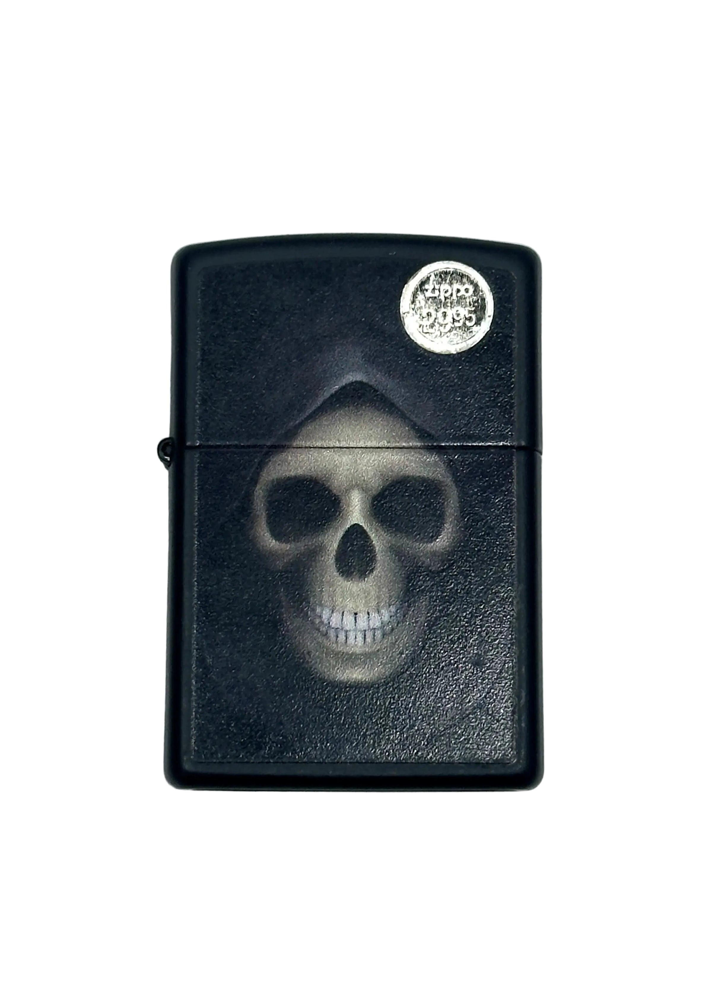 2018 Death Grim Reaper Black Matte Zippo Lighter -Hers and His Treasures
