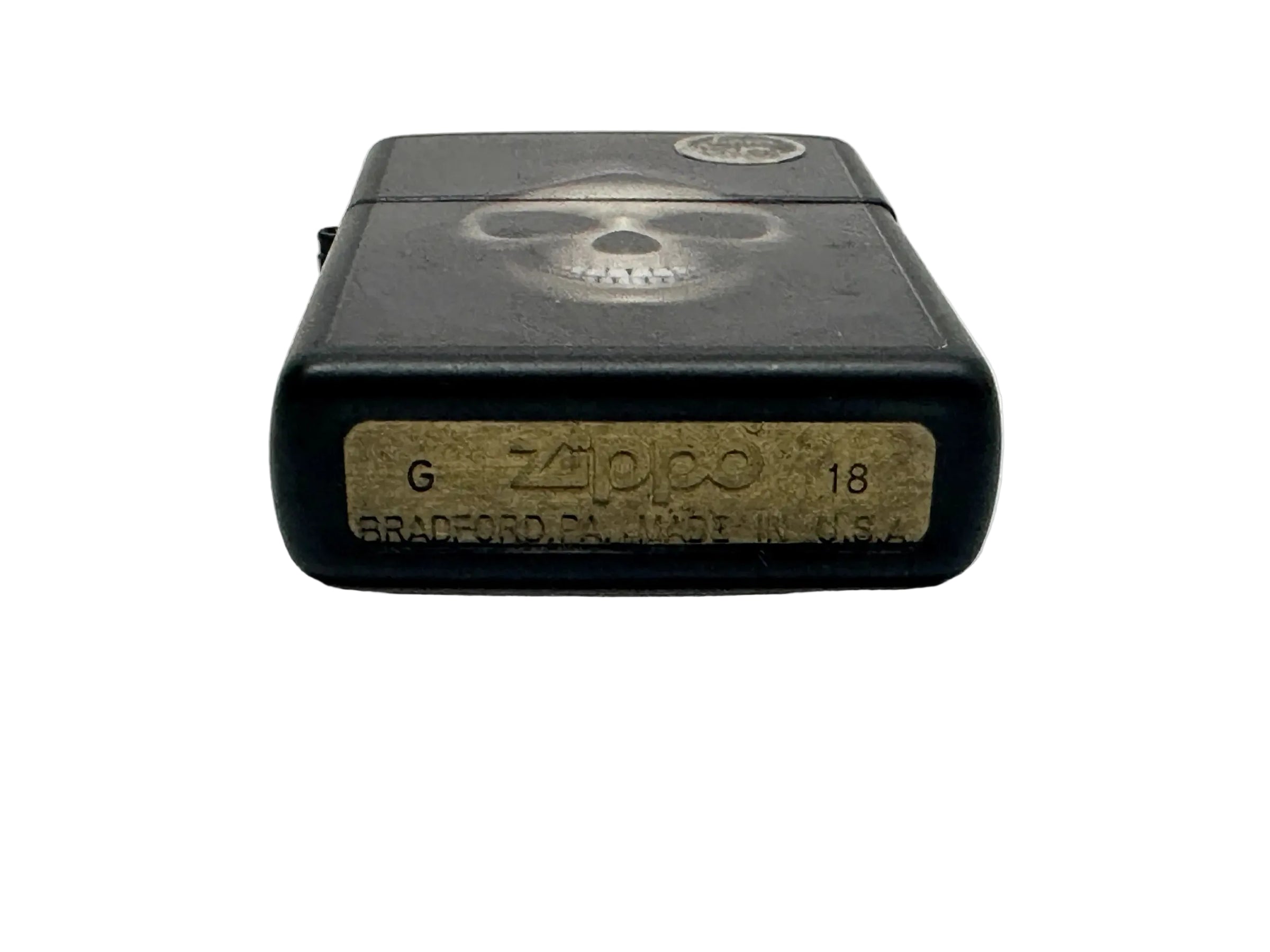 2018 Death Grim Reaper Black Matte Zippo Lighter -Hers and His Treasures