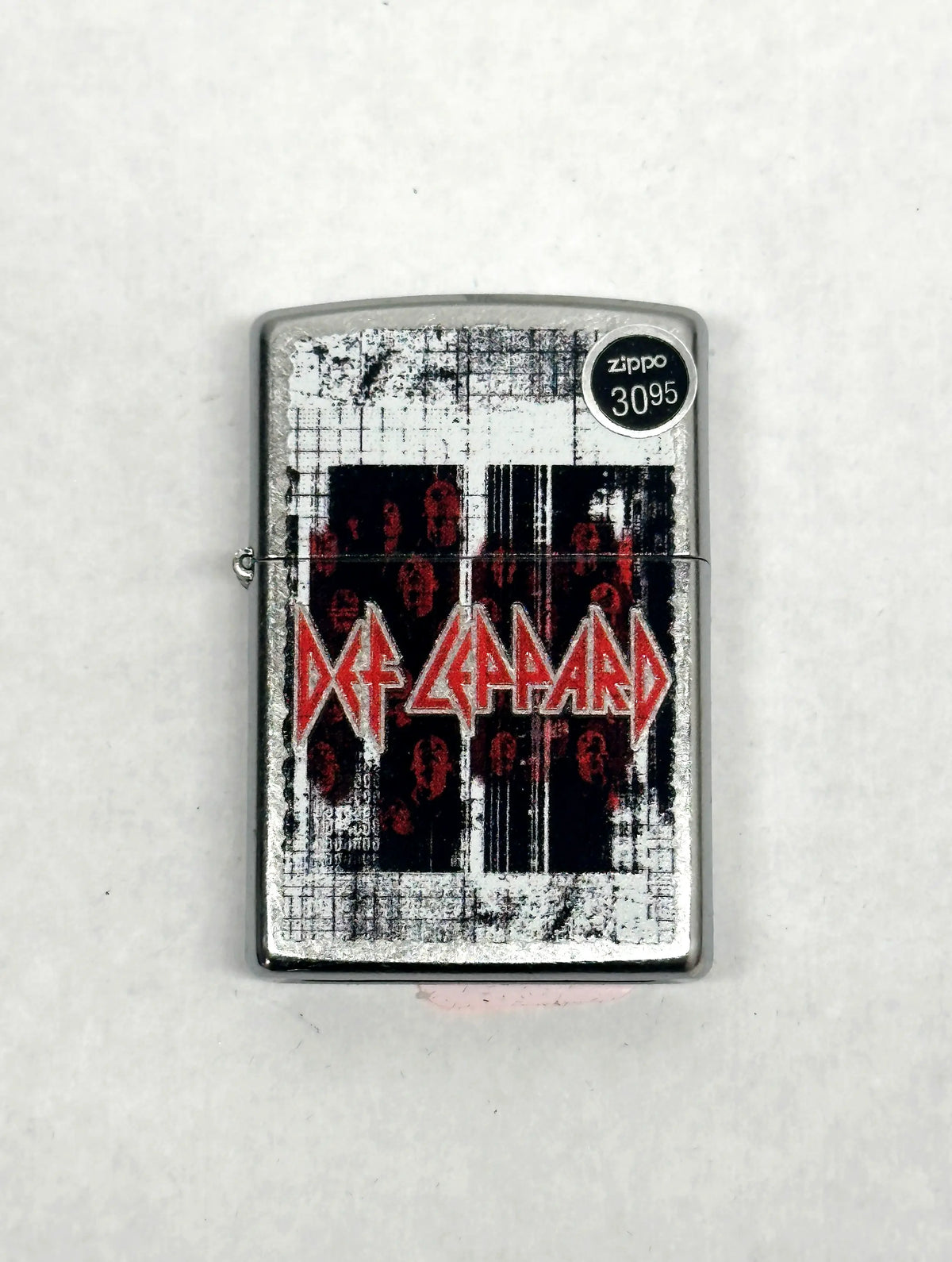 2025 Def Leppard 46742 Many Faces Design Street Chrome Zippo Lighter - Hers and His Treasures