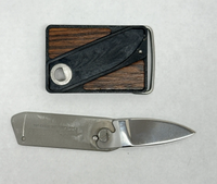 Vintage Easton Aluminum Wood Grain Gerber Touché Belt Buckle - Hers and His Treasures