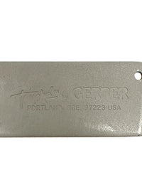 Vintage Easton Aluminum Wood Grain Gerber Touché Belt Buckle - Hers and His Treasures