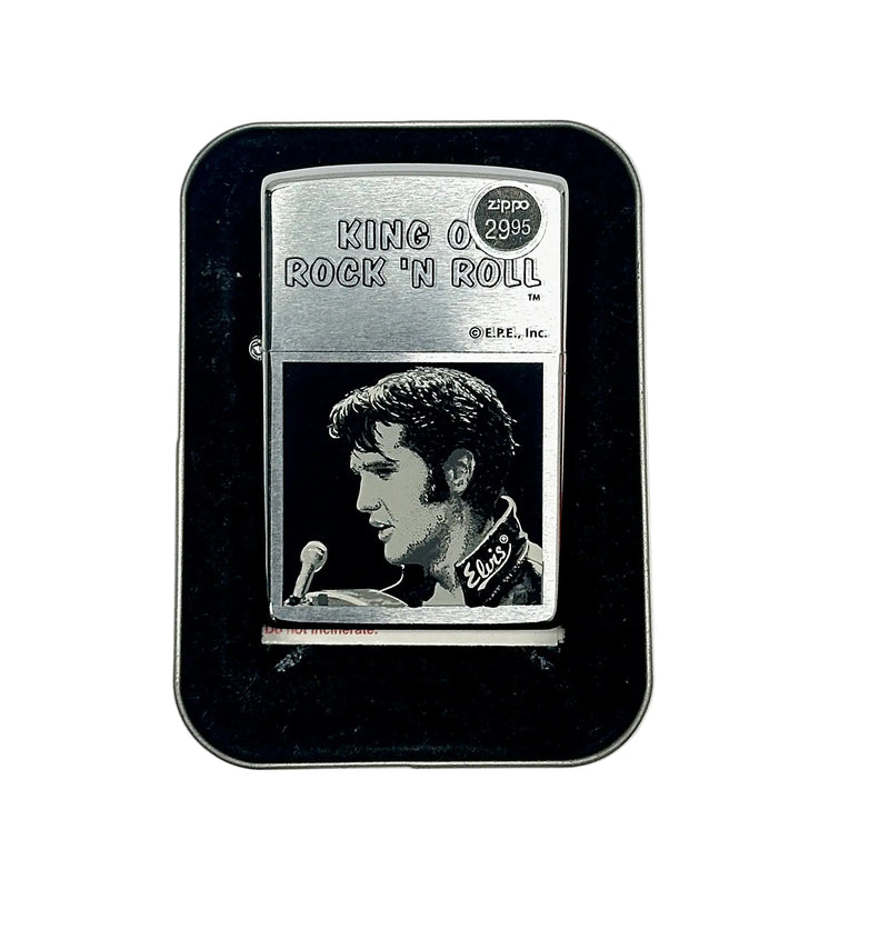 XVI 2000 Elvis Presley King of Rock N Roll Zippo Lighter - Hers and His Treasures