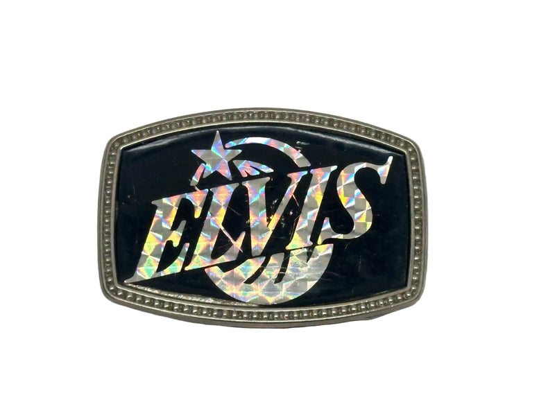 1970's Elvis Prism #681 Metal Belt Buckle - Hers and His Treasures