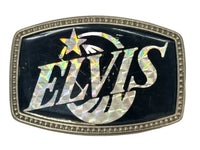 1970's Elvis Prism #681 Metal Belt Buckle - Hers and His Treasures