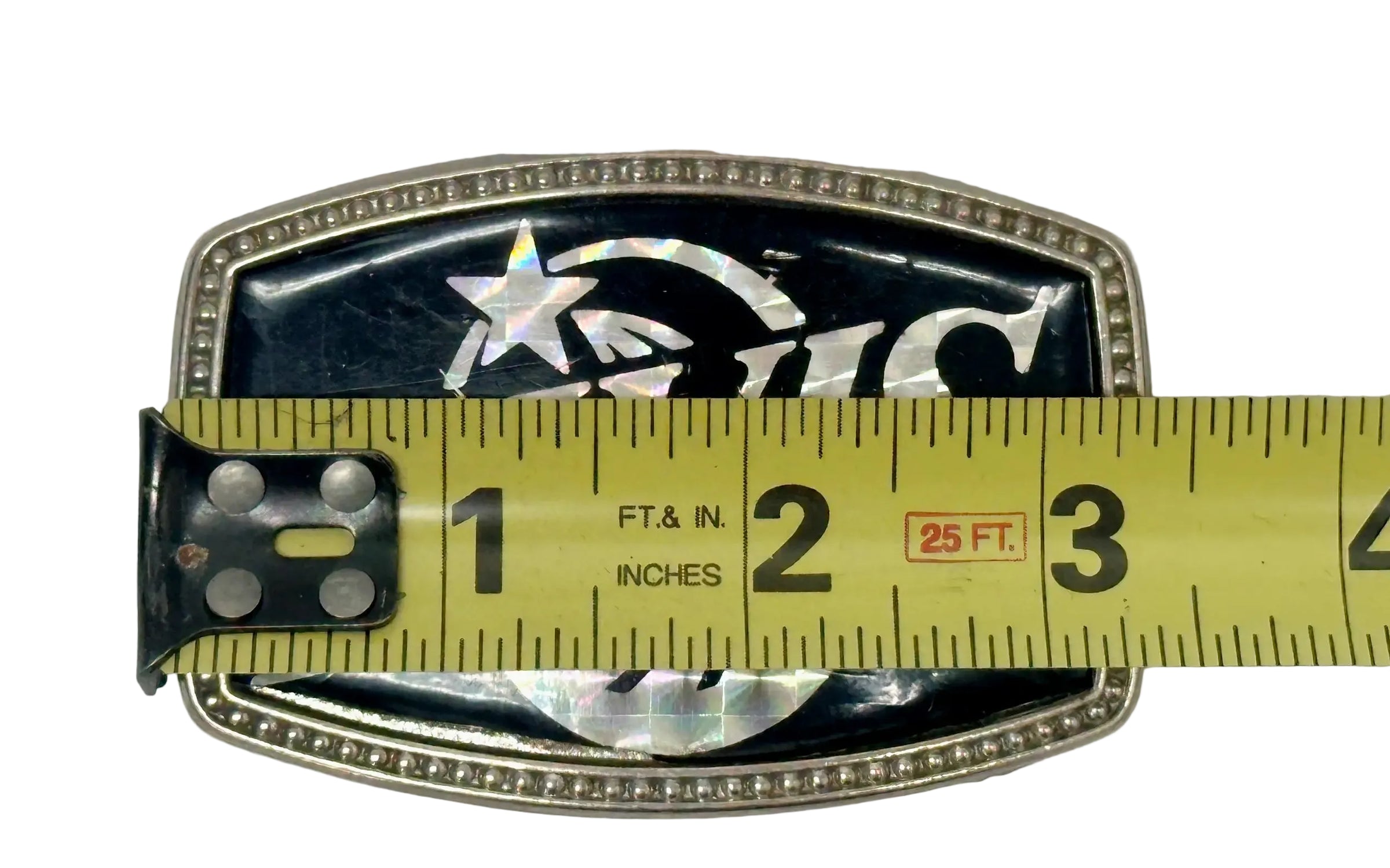 1970's Elvis Prism #681 Metal Belt Buckle - Hers and His Treasures