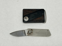 Vintage Scrimshaw Flying Geese 7201 Gerber Touché Belt Buckle Knife - Hers and His Treasures