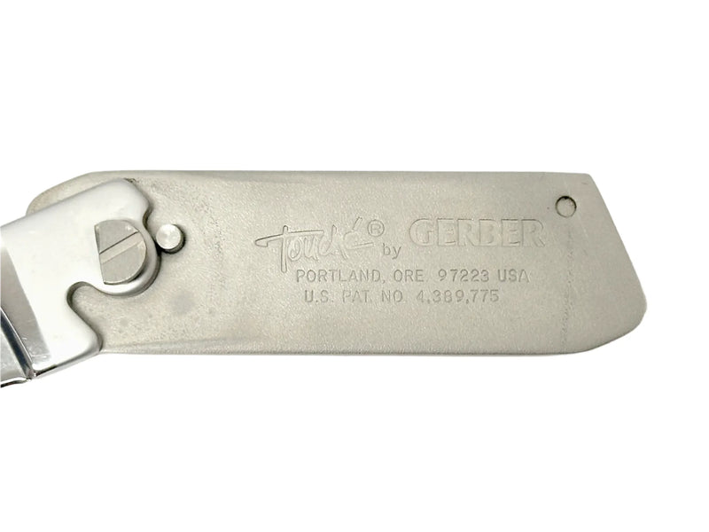 Gerber Touché Whitetail Deer Wood Inlay Belt Buckle Knife | USA - Hers and His Treasures