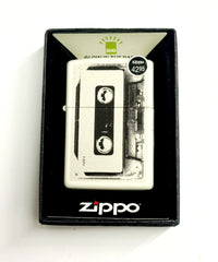 Zippo Cassette Tape Glow In The Dark 46429 Lighter - Hers and His Treasures