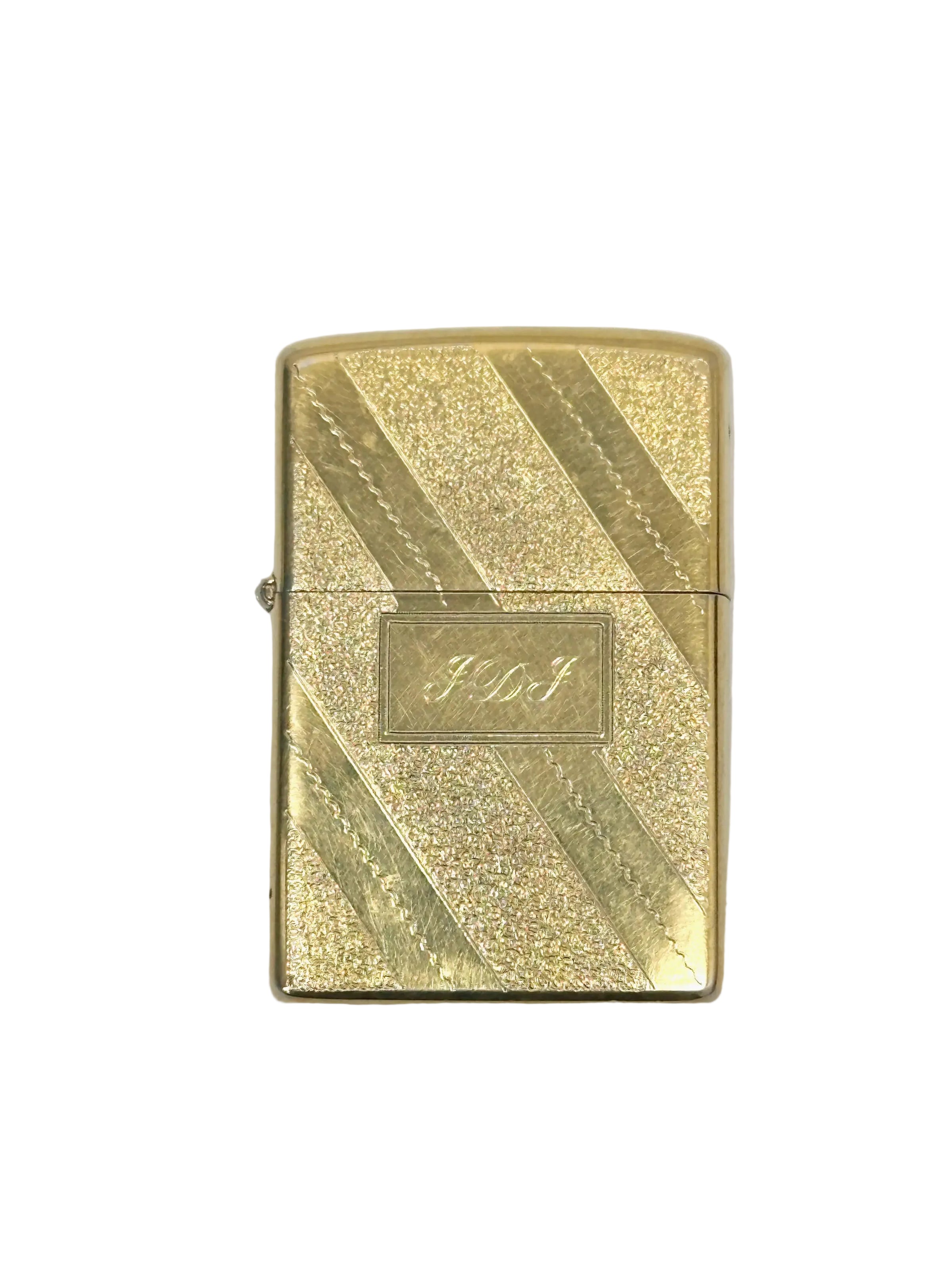 1977 Golden Elegance Gold Plate Zippo Windproof Lighter - Hers and His Treasures