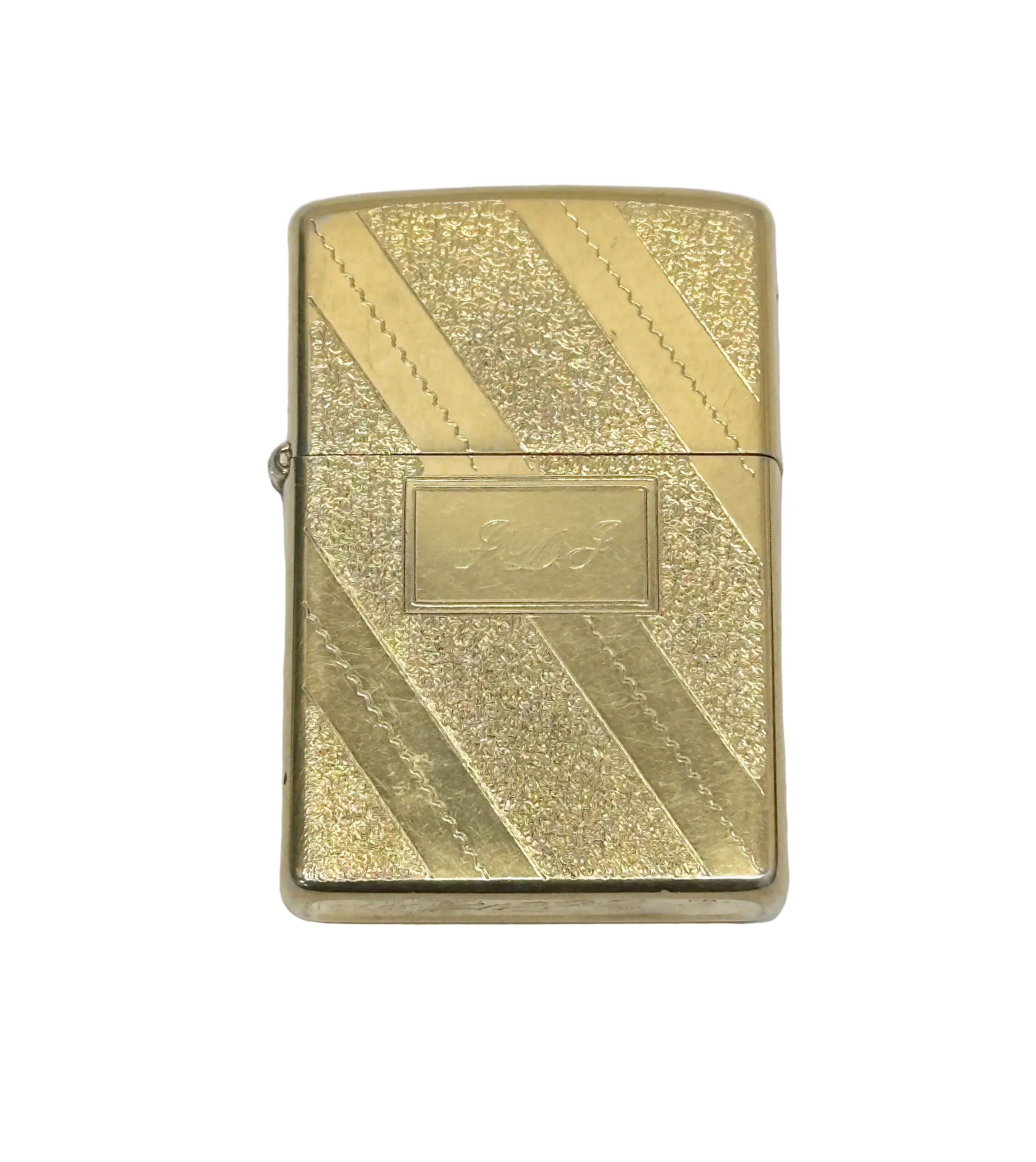 1977 Golden Elegance Gold Plate Zippo Windproof Lighter - Hers and His Treasures