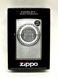 2025 Harley Davidson Wheel Emblem Street Chrome Zippo Lighter - Hers and His Treasures