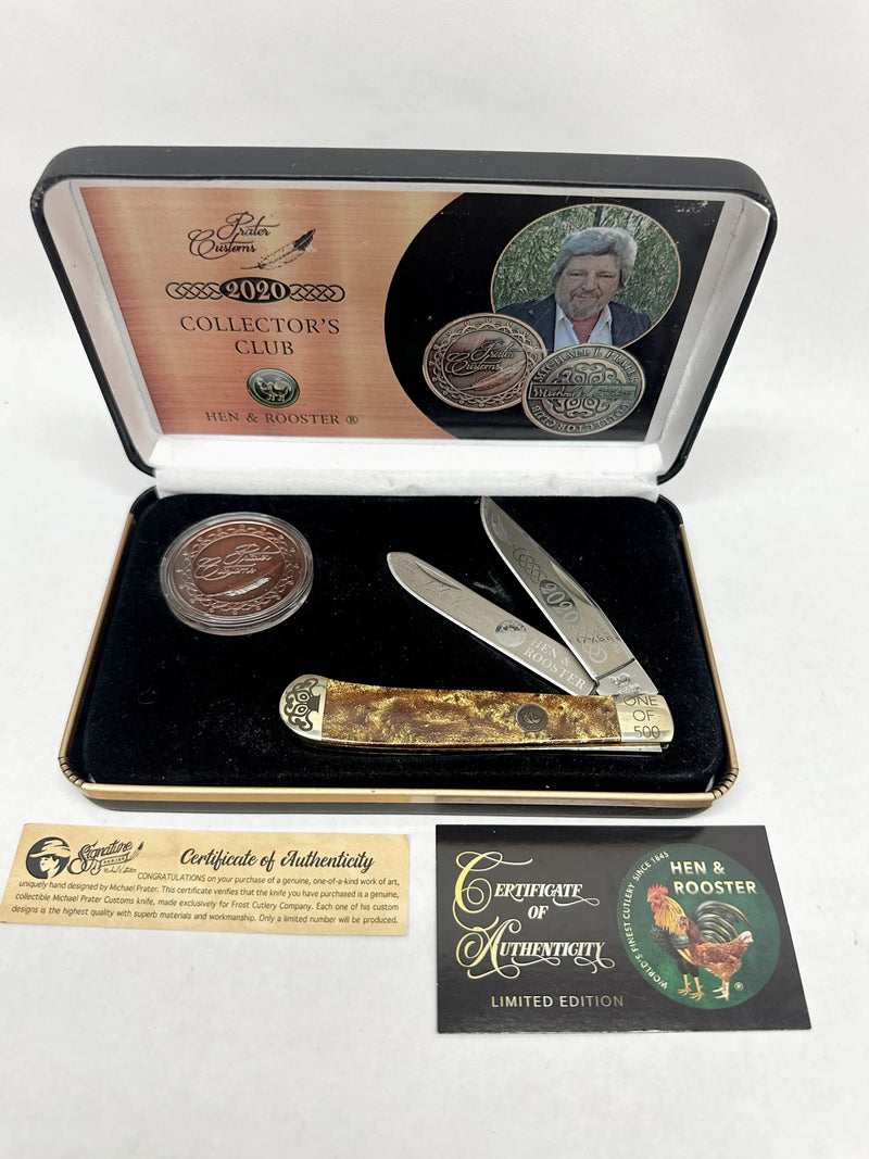 2020 Hen & Rooster 4116 Trapper Michael Prater Customs Knife | Germany - Hers and His Treasures