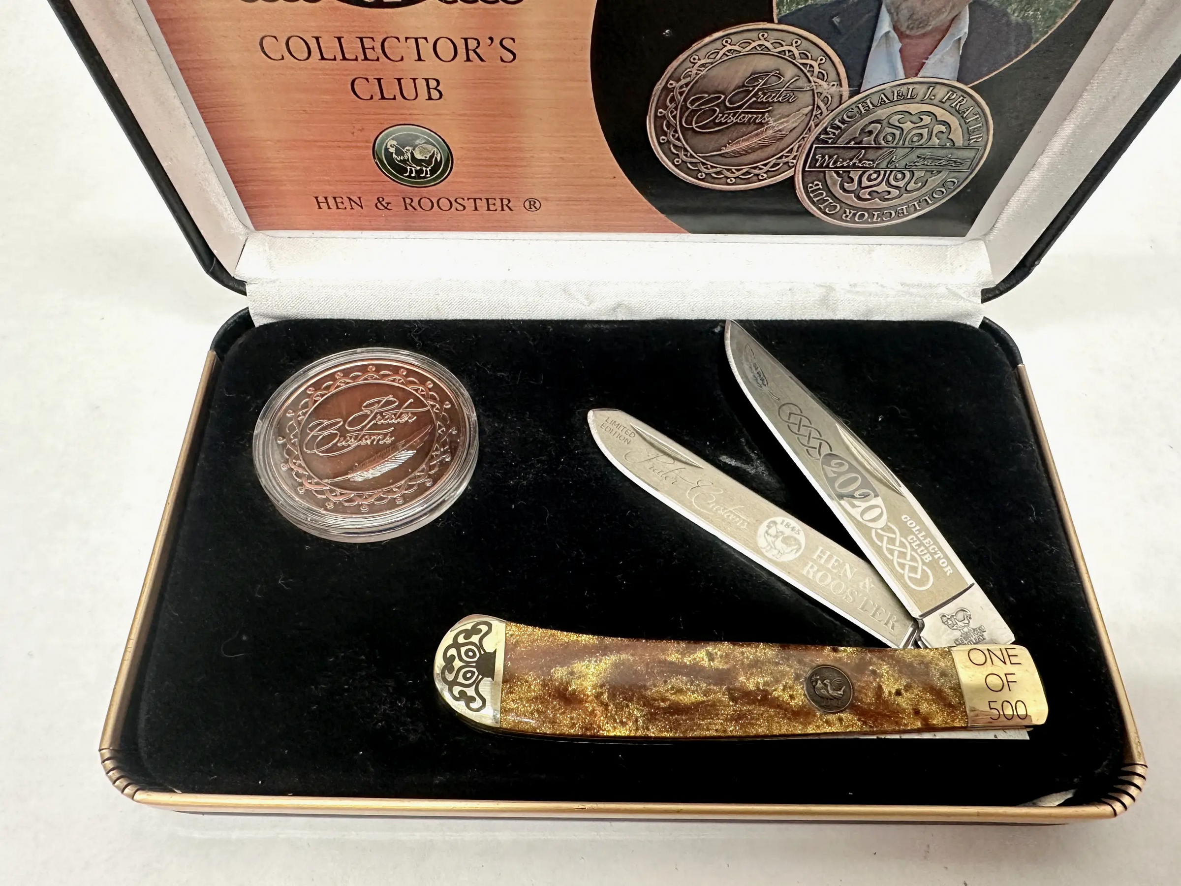 2020 Hen & Rooster 4116 Trapper Michael Prater Customs Knife | Germany - Hers and His Treasures