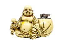 1950's Prince Hotei God Buddha and Child Celluloid Table Lighter - Hers and His Treasures