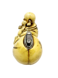 1950's Prince Hotei God Buddha and Child Celluloid Table Lighter - Hers and His Treasures