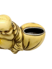 1950's Prince Hotei God Buddha and Child Celluloid Table Lighter - Hers and His Treasures