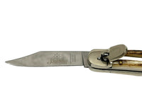 Hubertus Otter HB 68.110.HH.08 Buck Horn Small Springer Assist Pocket Knife | Germany - Hers and His Treasures