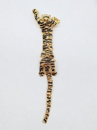 Vintage Articulating Panther Shoulder Link Brooch Pin - Hers and His Treasures