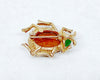 Vintage Panetta Jelly Belly Beetle Bug Brooch Pin - Hers and His Treasures
