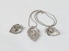 1963 Sarah Coventry Crystal Navette Necklace and Earring Set - Hers and His Treasures