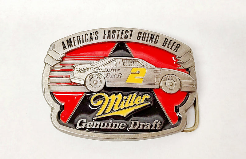 1992 Miller Brewing Co. Miller Genuine Draft MB-9 Belt Buckle - Hers and His Treasures