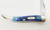 2000 Case XX Rogers Corn Cob Jig Blue Bone Tiny Toothpick Pocket Knife - Hers and His Treasures