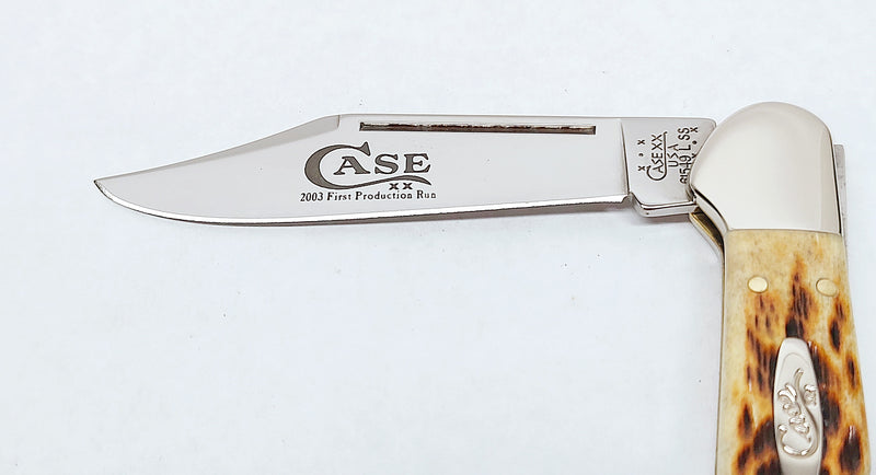 2003 Case XX 61549L First Production Run Copperlock Pocket Knife - Hers and His Treasures
