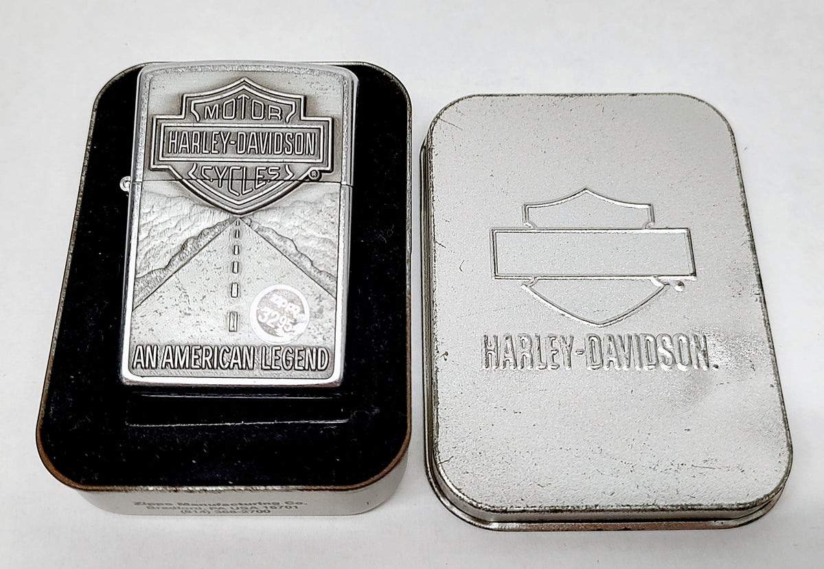 New 2006 Harley Davidson Motorcycles American Legend Zippo Lighter - Hers and His Treasures