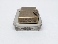 New 2000 Harley Davidson Eagle and Banner Antique Brass Zippo Lighter - Hers and His Treasures