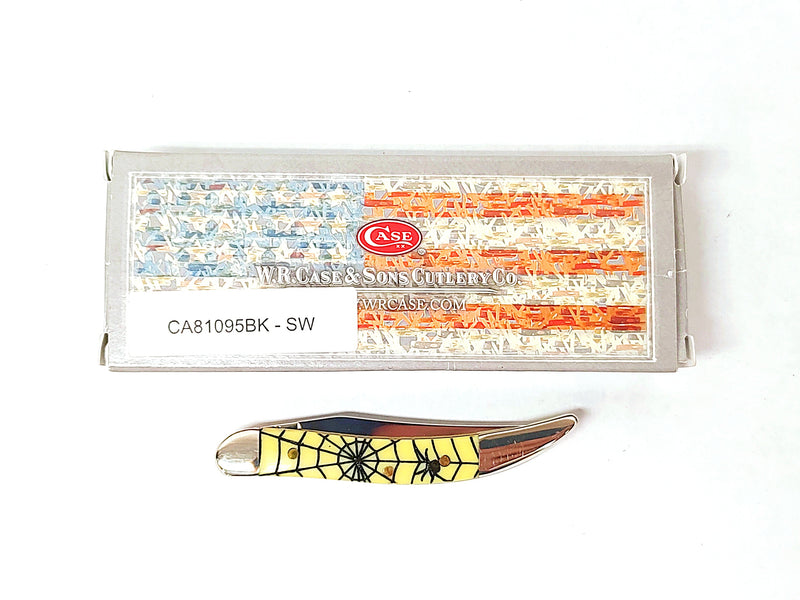 2021 Case XX 310096 Spiderweb Tiny Toothpick Pocket Knife - Hers and His Treasures