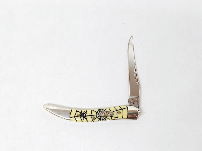 2021 Case XX 310096 Spiderweb Tiny Toothpick Pocket Knife - Hers and His Treasures